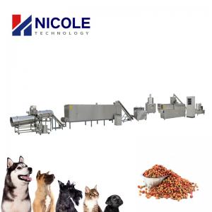 Cheap Ce Stainless Steel Pet Food Production Line Full Automatic Dry For Dog Cat for sale