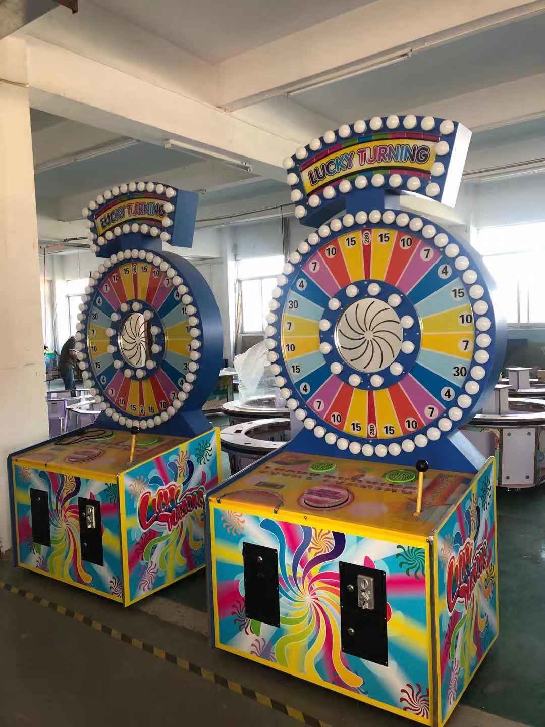 Cheap Lucky Turning Coin Operated Arcade Machines Attractive high incomes and popular for sale