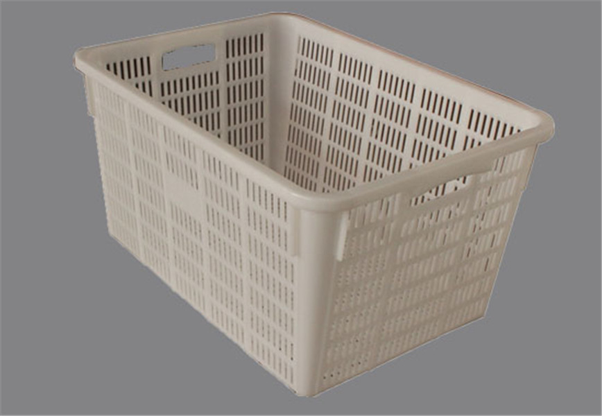 Cheap shopping plastic square turnover storage basket for sale