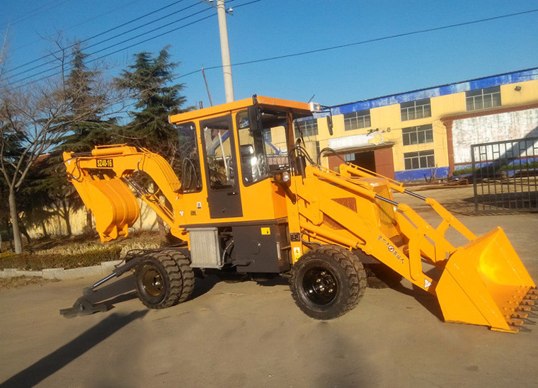 Cheap backhoe loader with 0.4m3 rated bucket capacity SZ40-16 for sale