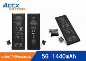 Cheap ACCX brand new high quality li-polymer internal mobile phone battery for IPhone 5G with high capacity of 1440mAh 3.7V for sale