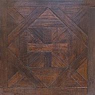 Cheap dark walnut color Bordeaux pattern parquet flooring for sale