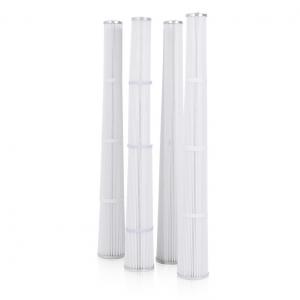 Cheap Conical Thread Pleated Filter Bags For Dust Collecting Polyester Media for sale
