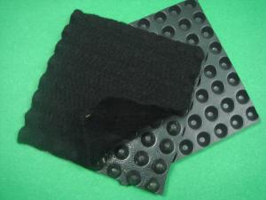 Cheap HDPE Dimpled Drainage Board , Composite Geotextiles And Geomembranes  Thickness 0.5mm for sale