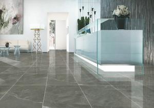 Cheap Luxury Stone Effect Porcelain Tiles / Thin Polished Porcelain Floor Tile for sale