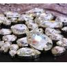 Buy cheap preset mounted crystal rhinestone fancy jems rhinestone navette oval 10*14 from wholesalers