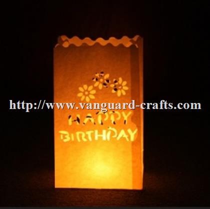 Cheap hot sale custom made candle packaging paper bag fashion wax candle bags for sale