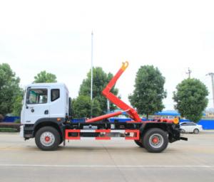 Cheap SINOTRUK HOWO 4x2 Hook Arm Roll Off Garbage Truck for Container Loader 4CBM-10CBM for sale