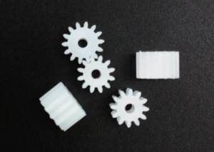 Cheap Plastic High Precision Gears 10mm Printer White Small Spur Gears Straight Teeth for sale
