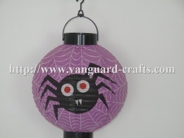 Cheap halloween printed LED hanging light lanterns paper lantern halloween lanterns LED lanterns for sale