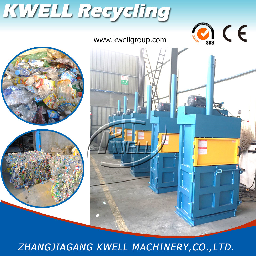 Buy cheap Garbage Baling Machine/Water Bottle Baler/Vertical Hydraulic Press Compressing from wholesalers