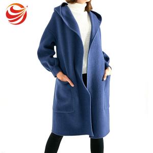 Cheap Long Style Women'S Ankle Length Winter Coat With Hood And Big Pocket for sale