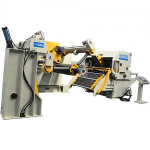 Cheap Electric Hydraulic Hole Puncher Coil Feeder Straightener For Metal Sheets With 12 Months Warranty for sale