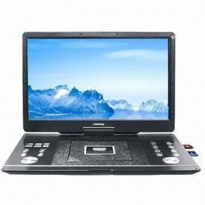 Cheap 17-inch Portable DVD Player with DVB-T, RMVB, HDMI and FM Radio Functions for sale