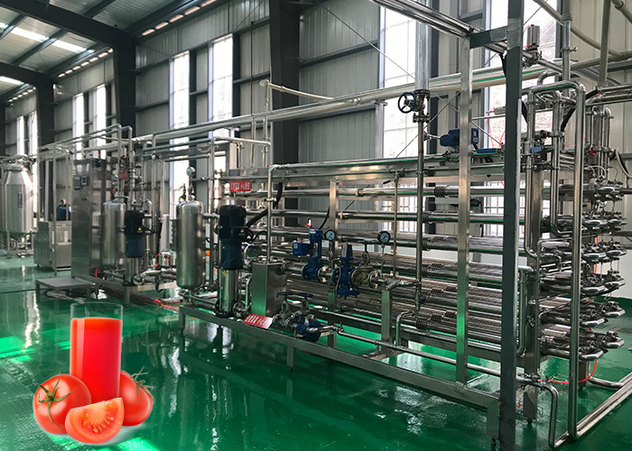 Cheap SUS304 Tomato Processing Line For Concentrated Sauce 1500T/D for sale