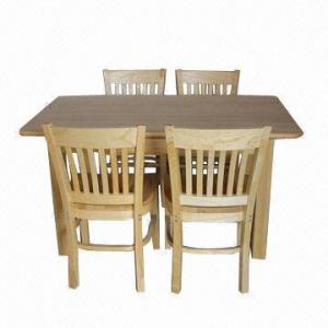 Cheap Ailanthus or Birch Dining Chairs and Table Set, Kitchen Furniture for sale