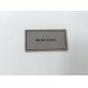 Buy cheap Microfiber Embossed Logo PU Leather Label Sew On Clothing Customize Design from wholesalers
