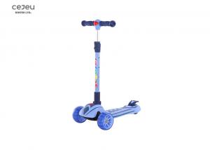 Cheap 3 Speed Adjustable Blue Light Up With Rear Brake 120*50mm PU Wheels for sale