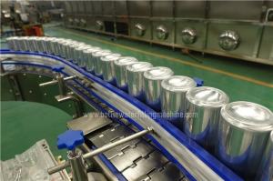 Cheap 2000cans/H Carbonated Counter Pressure Brewery Canning Line for sale