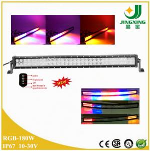 Cheap NEW! RGB strobe 180w led light bar for truck jeep RV SUV ATV offroad boat for sale