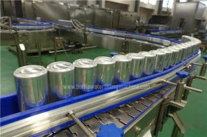 Cheap 750ml 500can/H Co2 Mixer Carbonated Beverage Filling Machine for sale