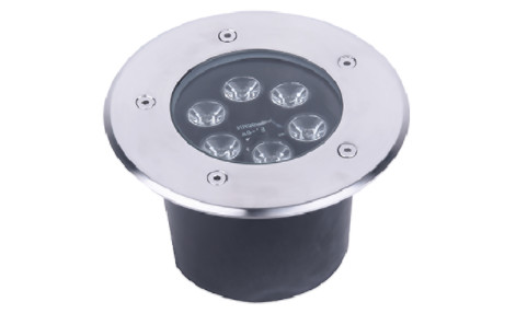 Cheap 6W Waterproof Indoor LED Downlights / Led Underground Lamp Corrosion Resistance for sale