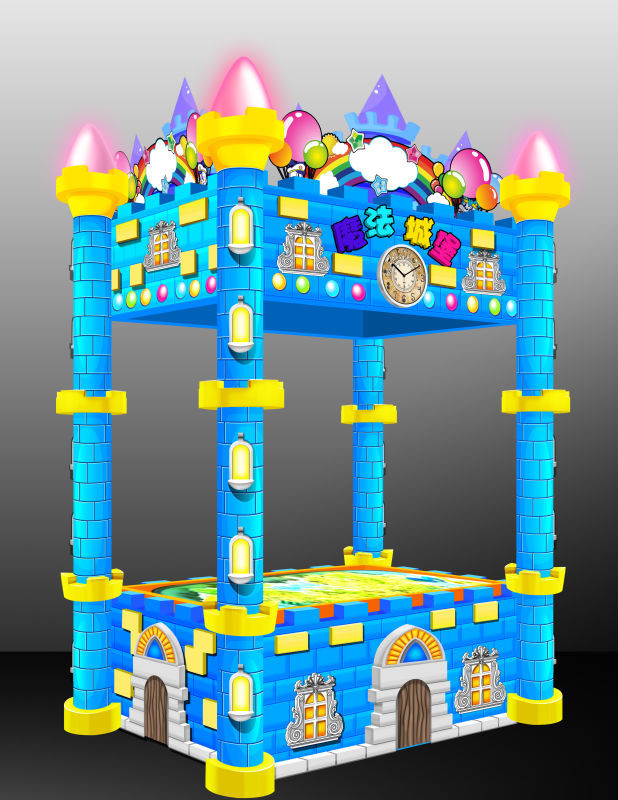 Cheap Sand table projector Fancy Castle play table arcade game machine kids fun machine for amusement park for sale