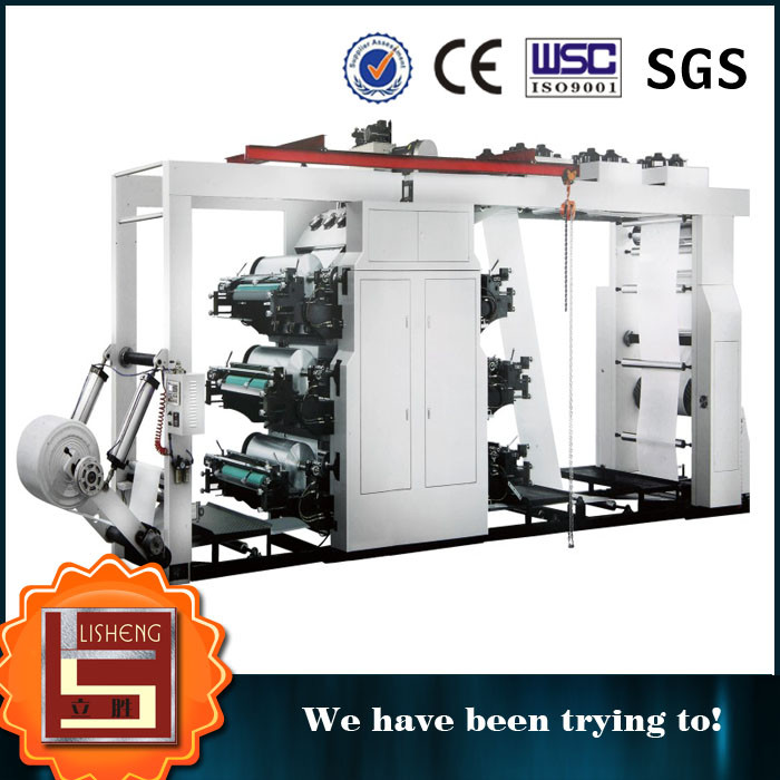 Cheap energy saving 6 Color Web High Speed Flexo Printing Machine With Boat for sale