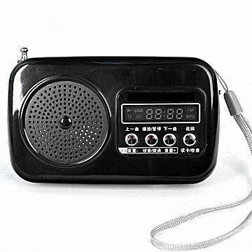 Cheap Multimedia Speaker with FM Radio, USB, T-Flash/SD Card Reader, AUX-in and Lithium Battery for sale