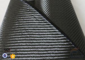 Cheap Black Twill Weave Carbon Fiber Thermal Insulation Materials 3K 6oz 0.3mm for sale