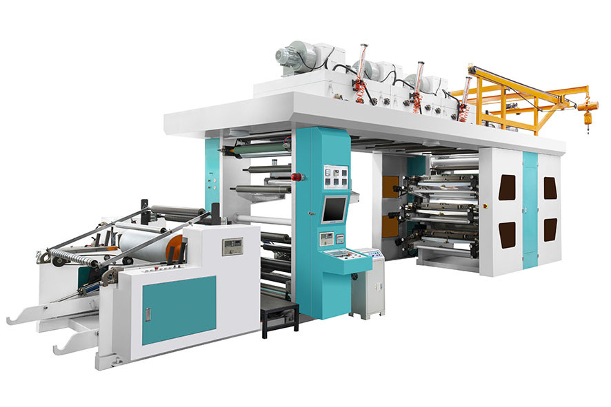 Cheap 6color high speed Central drum type flexographic printing machine plastic printing machine paper printing machine for sale