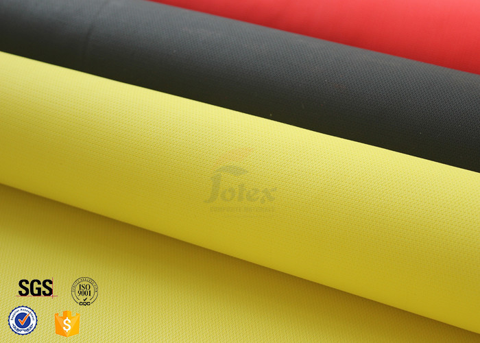 Cheap Yellow 0.5mm 530g 100cm  PU Fiberglass Cloth Thermal Insulation Materials for sale