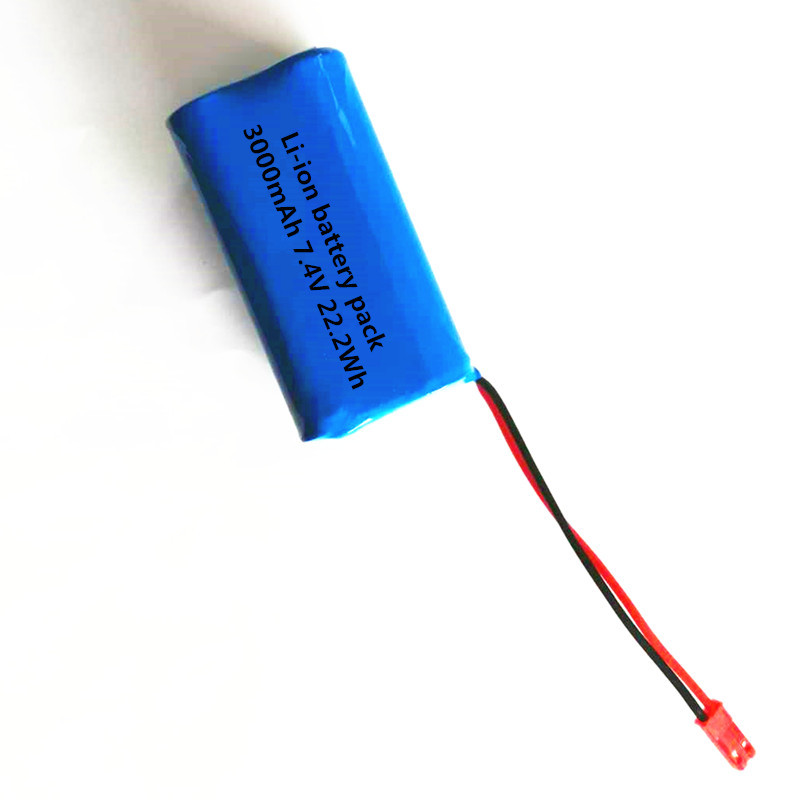 Cheap Lithium ion battery pack ICR18650 3000mAh 7.4V rechargeable battery pack for sale