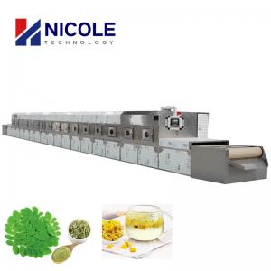 Cheap 20kw Microwave Green Tea Drying Machine Flower Tea Sterilizing CE Certificed for sale