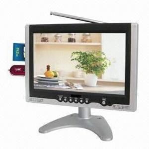 Cheap 9-inch LCD TV with USB/SD/MMC/MS/AV In/AV Out and 10V DC Input Voltage for sale