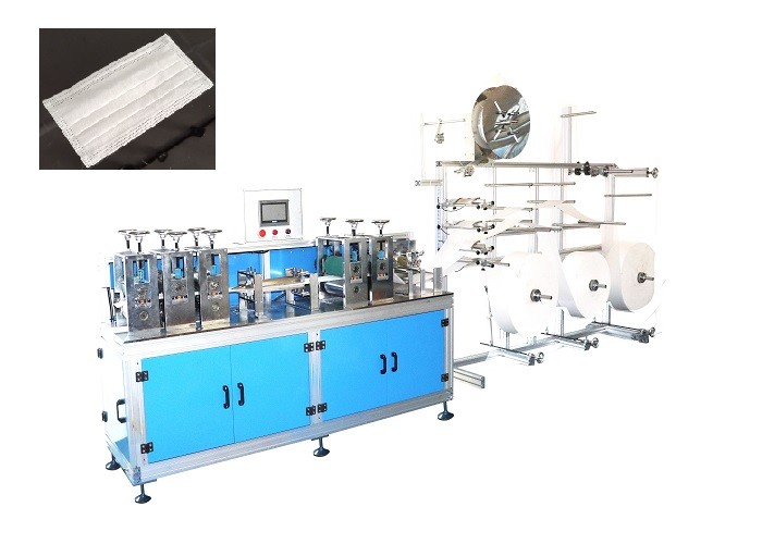 Cheap Automatic High Speed non-woven mask blank making machine ( can attach to make online) for sale