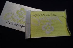 Cheap High Density Cotton Woven Clothing Labels Customized For Clothes for sale