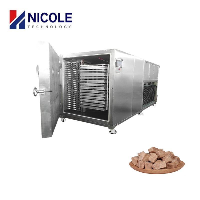 Cheap Industrial Food Meat Vacuum Freeze Dryer Machine PLC Control for sale
