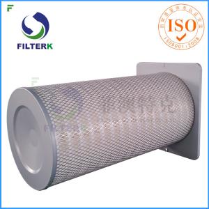 Cheap Square End Cap Gas Turbine Filters Cartridge For Air Inlet Housing F7 - F8 Efficiency for sale
