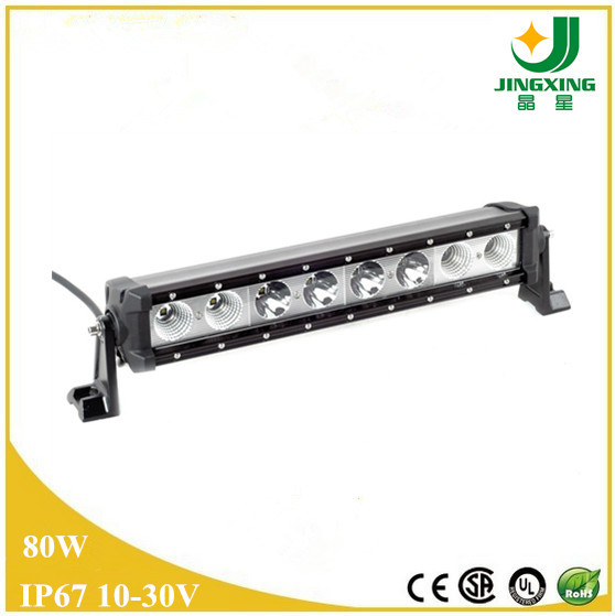 Cheap Kina 80w enkelt række LED lys bar Epistar høj effekt LED lys bar for sale