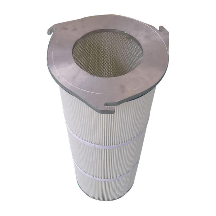 Cheap 3 Lugs Industrial Air Filter , Aluminum Cap Dust Extraction Filters GTJ3266 Model for sale
