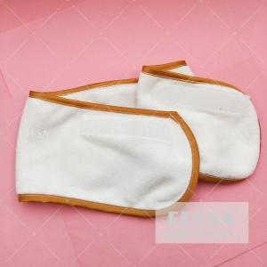 Cheap For Salons Spa White Custom Headscarf Microfibre Head Wrap Towel for sale