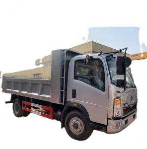 Cheap China 116 hp howo sand stone transport small tipper truck lorry 4X2 Euro 2 small dump truck for sale