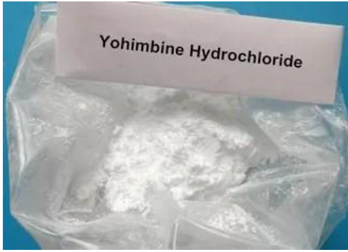 Cheap USP Yohimbine Extract Powder C21H27CLN2O Melting Point 285 Degree for sale