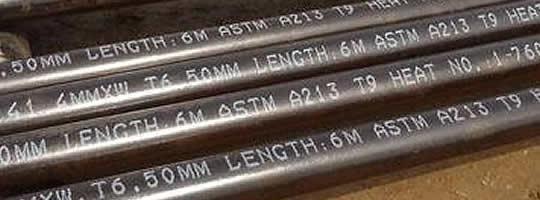 ASTM A213 T9 Seamless alloy pipe