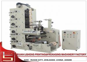 Cheap 6 color Flexo Printing Machine With Three Die - cutting Stations for sale