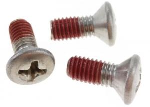 Cheap Cross Oval Head Nyloc Screws Stainless Steel 304 Nyloh Patch Thread for Security for sale