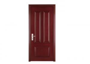 Cheap Hotel Resort Wooden House Doors , SS304 Hinge Stopper Custom Wood Interior Doors for sale