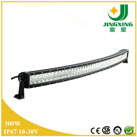 Cheap 50inch Curved 300w Double Row LED Light Bar for SUV,ATV,4WD,Heavy Duty, Marine and Mining for sale