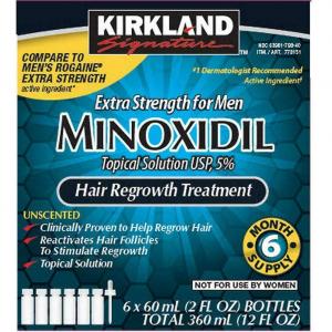 Cheap Men Kirkland Minoxidil 5% Extra Strength Hair Regrowth Solution for sale